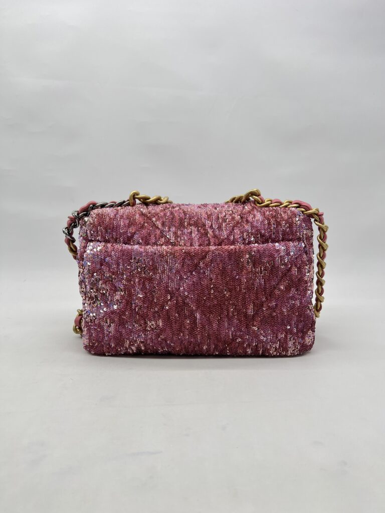 Chanel C19 Pink Sequins GHW SHW RHW