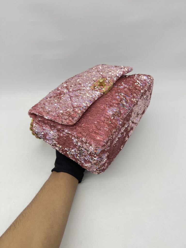 Chanel C19 Pink Sequins GHW SHW RHW