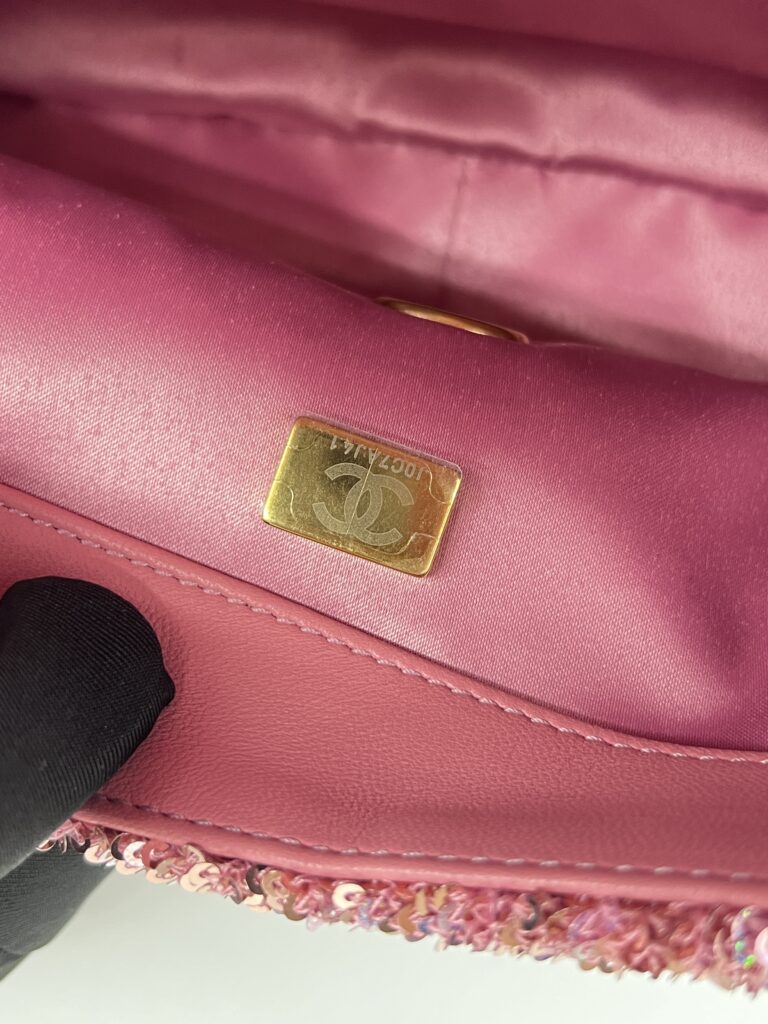 Chanel C19 Pink Sequins GHW SHW RHW