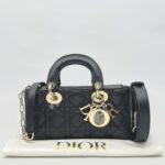 Dior Lady D-Joy Small Black Lambskin LGHW