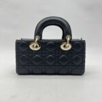 Dior Lady D-Joy Small Black Lambskin LGHW