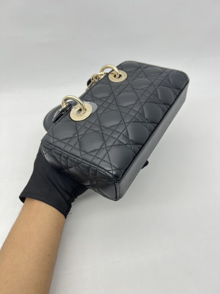 Dior Lady D-Joy Small Black Lambskin LGHW
