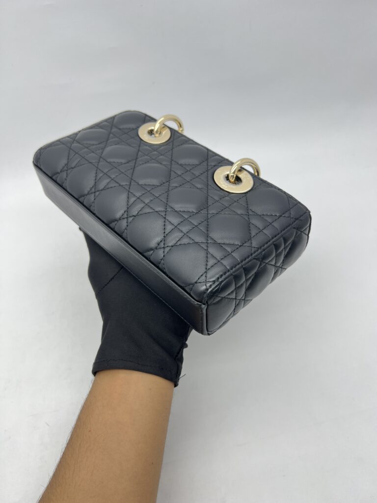 Dior Lady D-Joy Small Black Lambskin LGHW