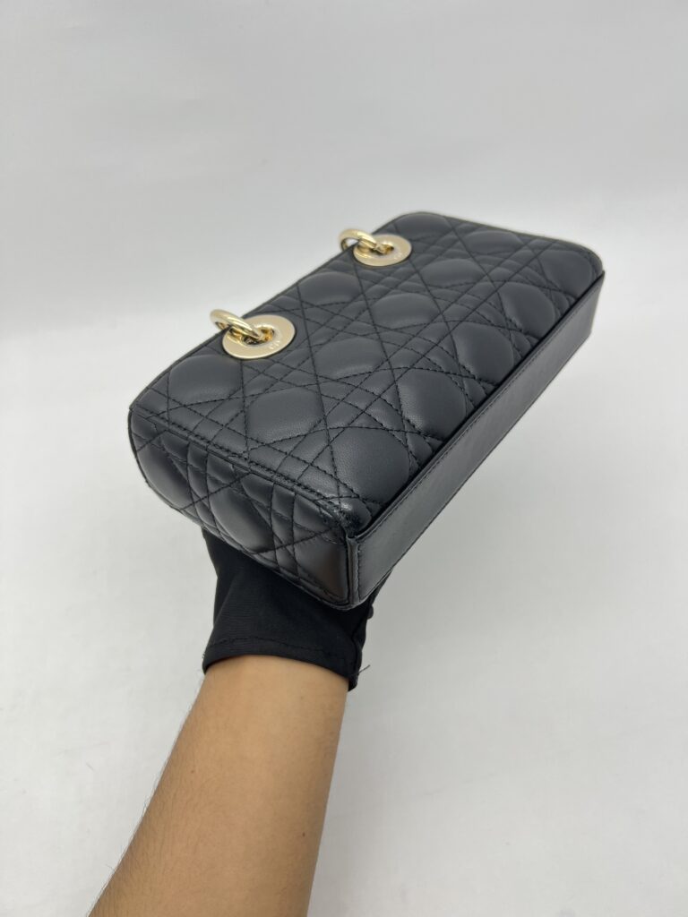 Dior Lady D-Joy Small Black Lambskin LGHW