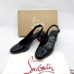 Christian Louboutin So Jane Sling Back Black