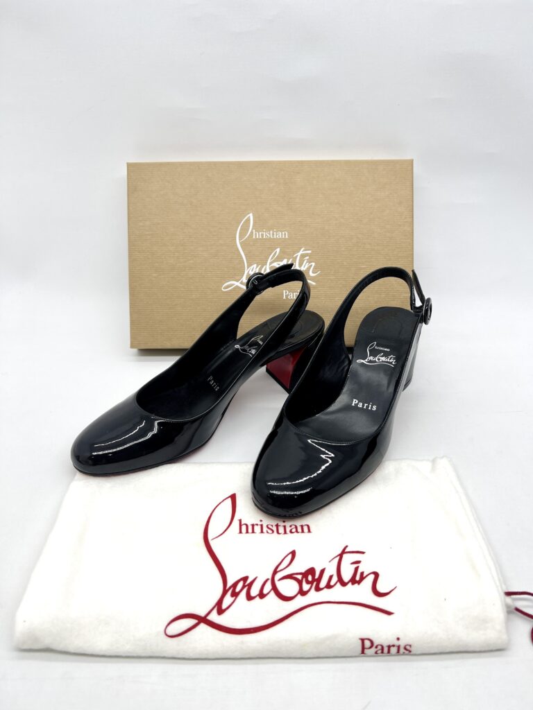 Christian Louboutin So Jane Sling Back Black
