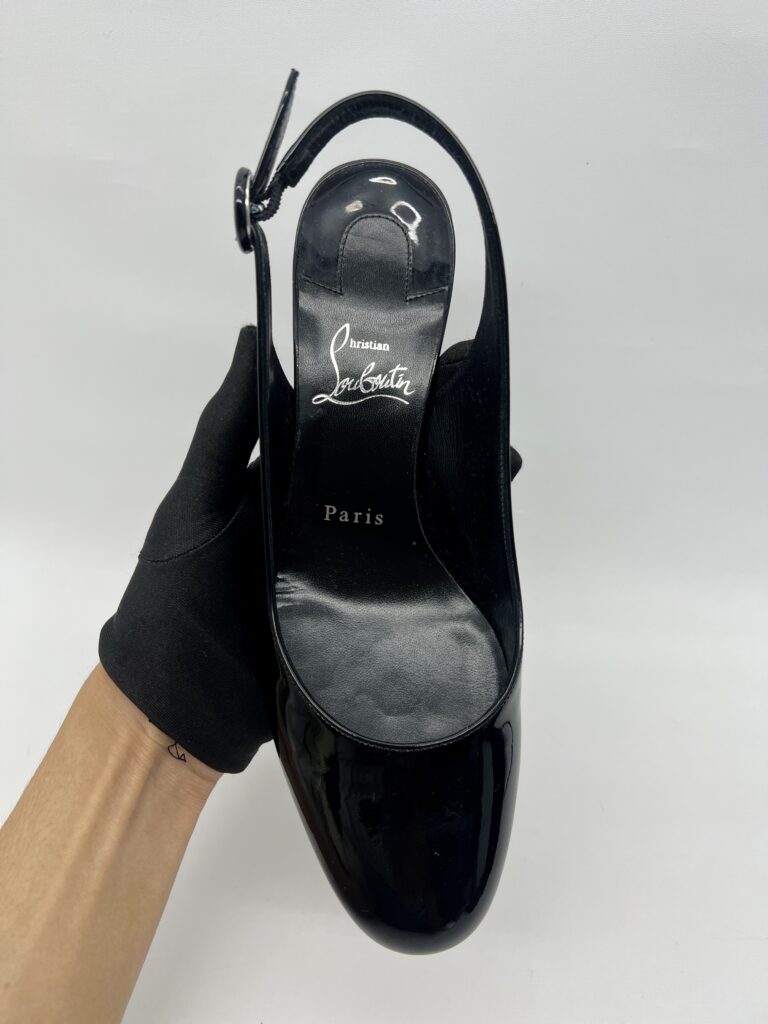 Christian Louboutin So Jane Sling Back Black