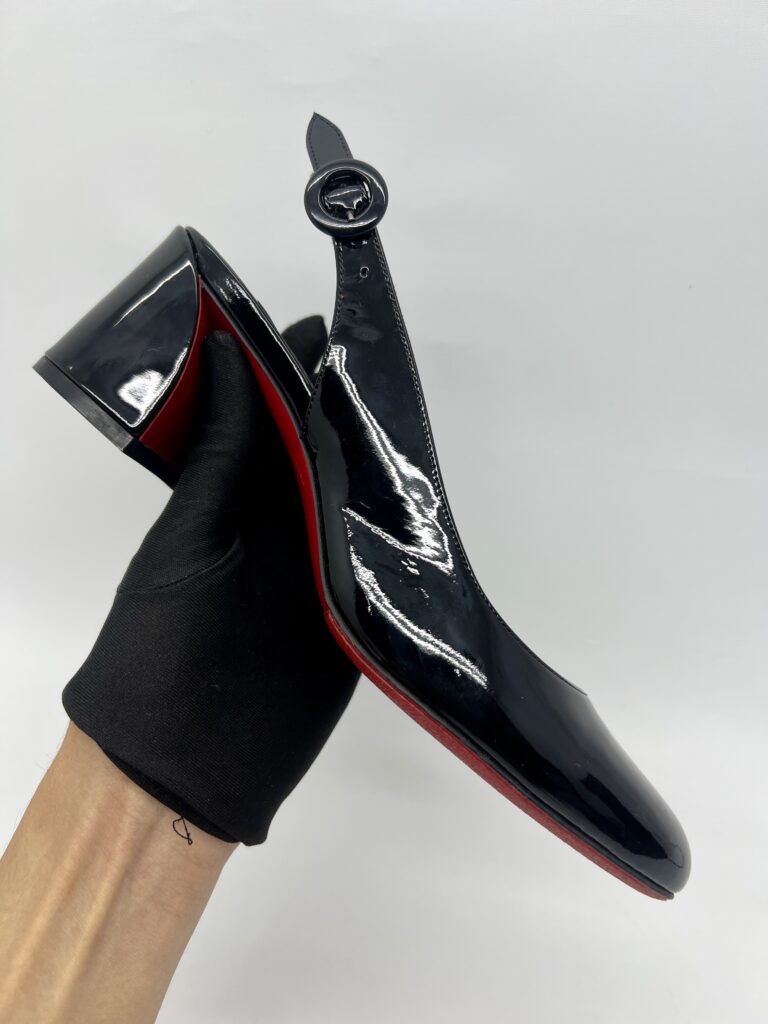 Christian Louboutin So Jane Sling Back Black