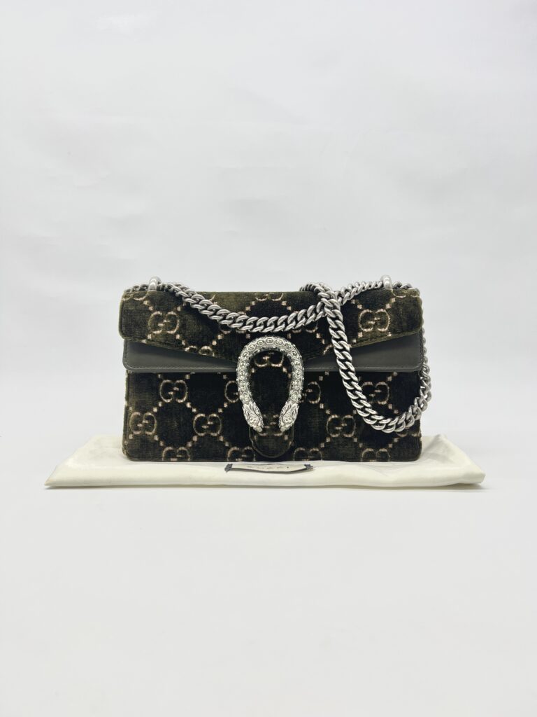 Gucci Dionysus Velvet Olive Green
