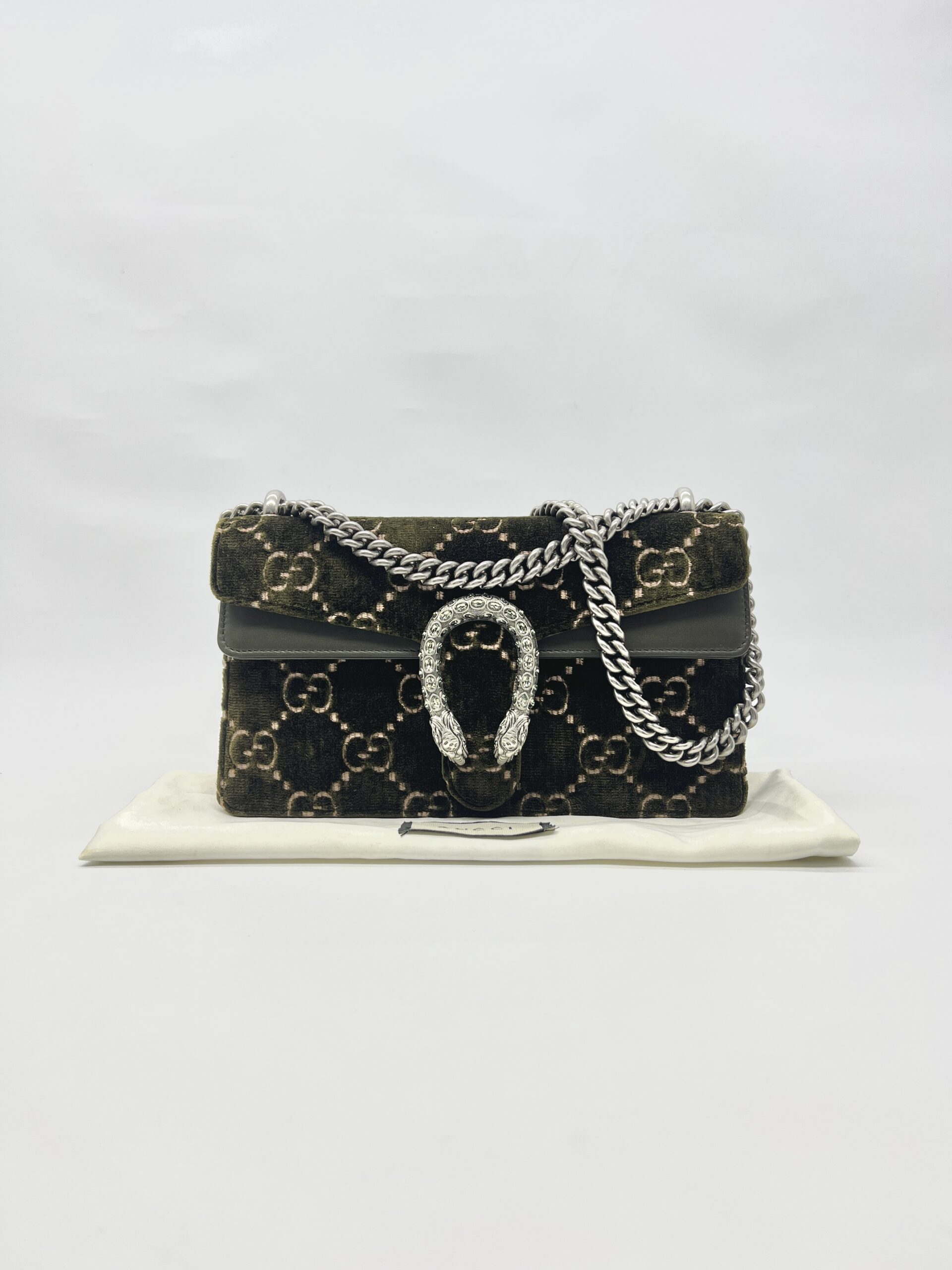 Gucci Dionysus Velvet Olive Green