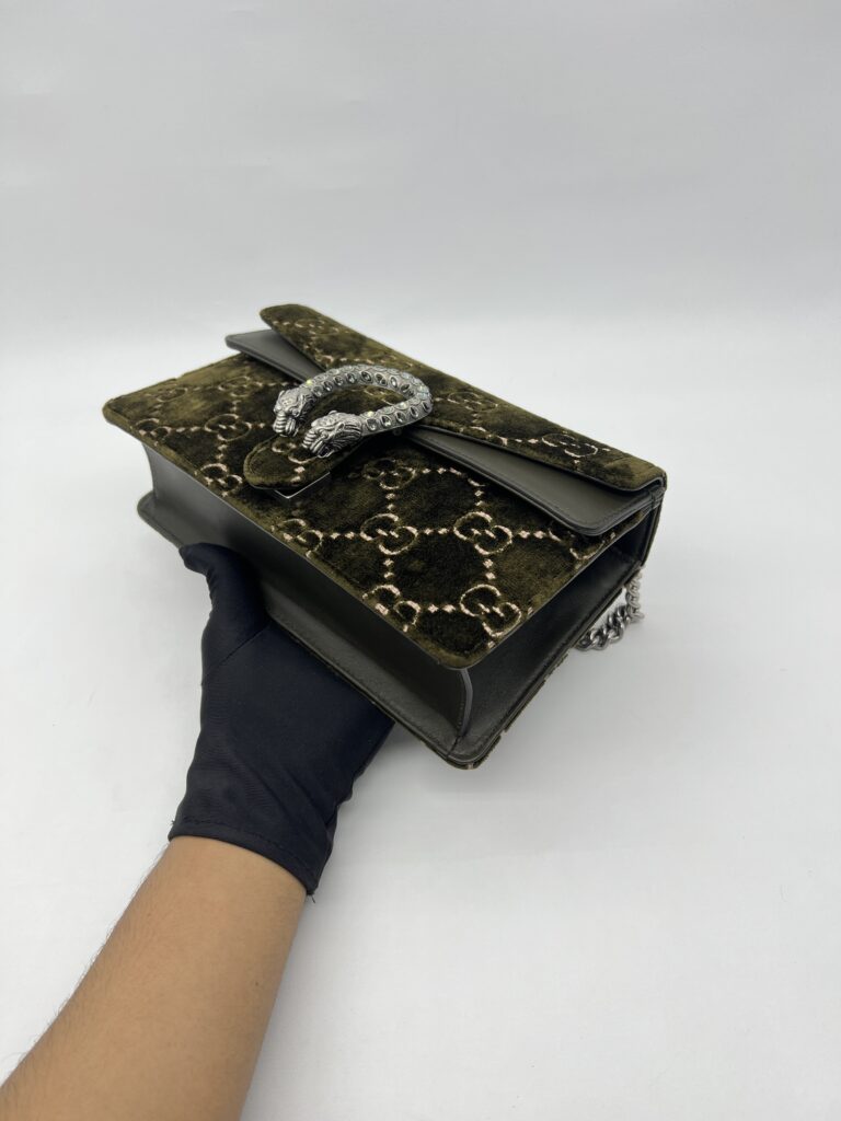 Gucci Dionysus Velvet Olive Green