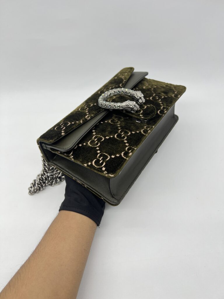 Gucci Dionysus Velvet Olive Green