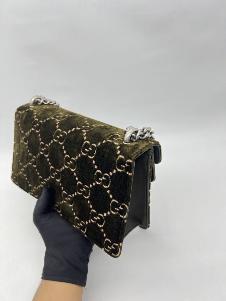 Gucci Dionysus Velvet Olive Green
