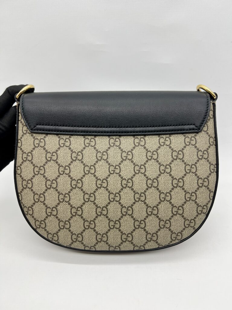 Gucci Web Padlock GG Supreme Brown Black GHW