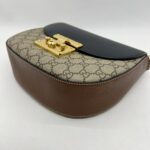 Gucci Web Padlock GG Supreme Brown Black GHW