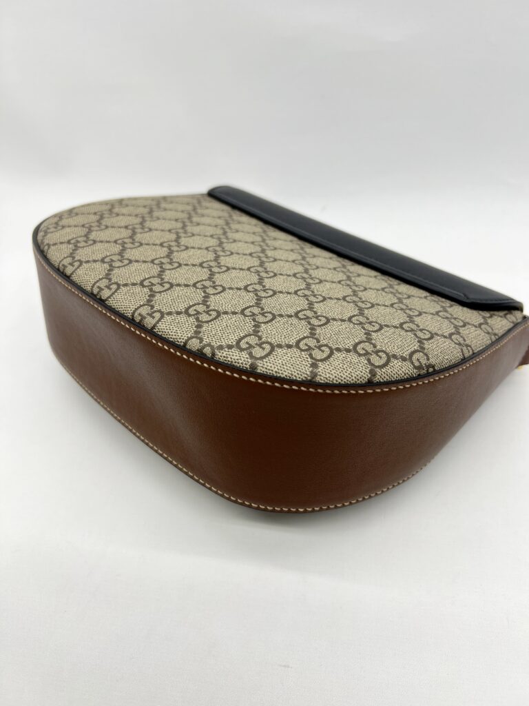 Gucci Web Padlock GG Supreme Brown Black GHW