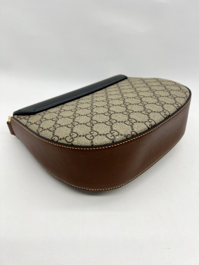 Gucci Web Padlock GG Supreme Brown Black GHW