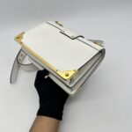 Prada Cahier City Calf Saffiano Bianco