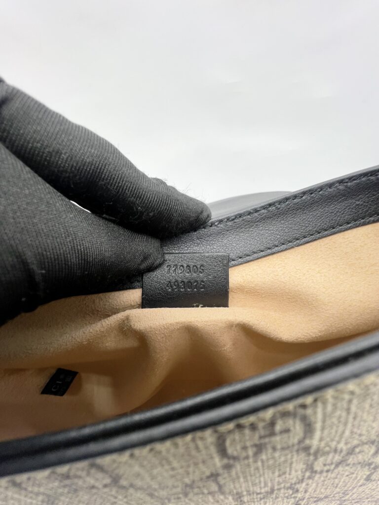Gucci Web Padlock GG Supreme Brown Black GHW
