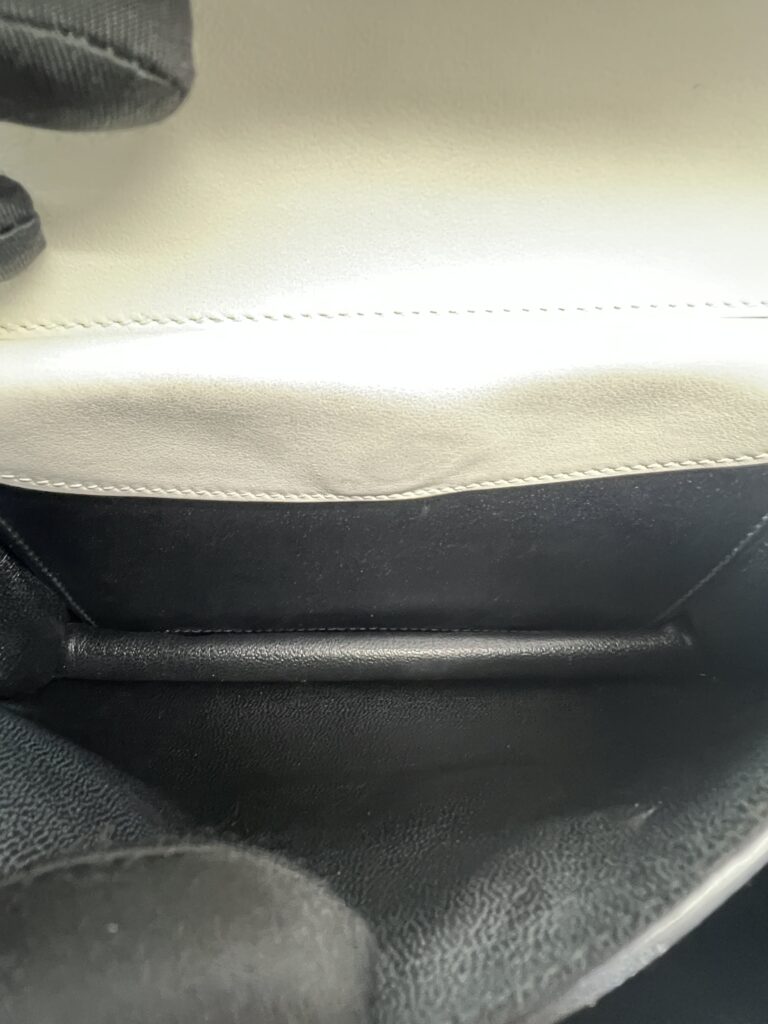 Prada Cahier City Calf Saffiano Bianco