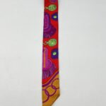 Hermes Twilly Epaulettes Rouge/Ocre/Fuchsia