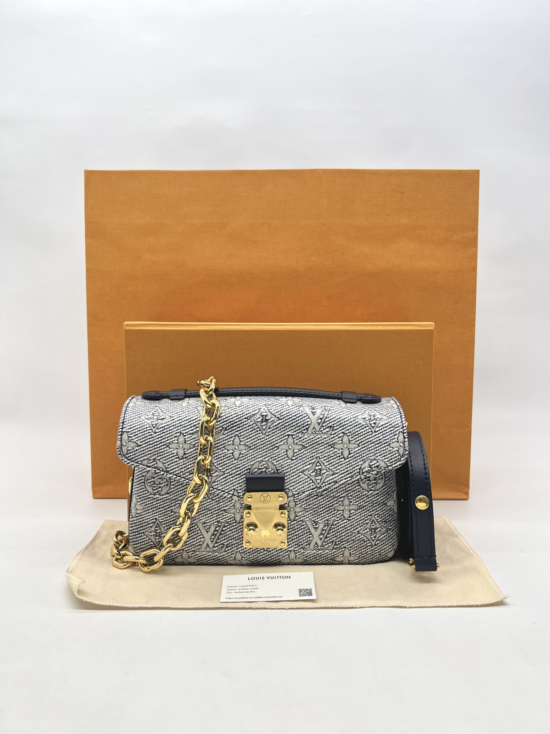 Louis Vuitton Metis East West Denim GHW