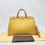 Louis Vuitton Brea MM Vernis Yellow GHW