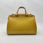Louis Vuitton Brea MM Vernis Yellow GHW