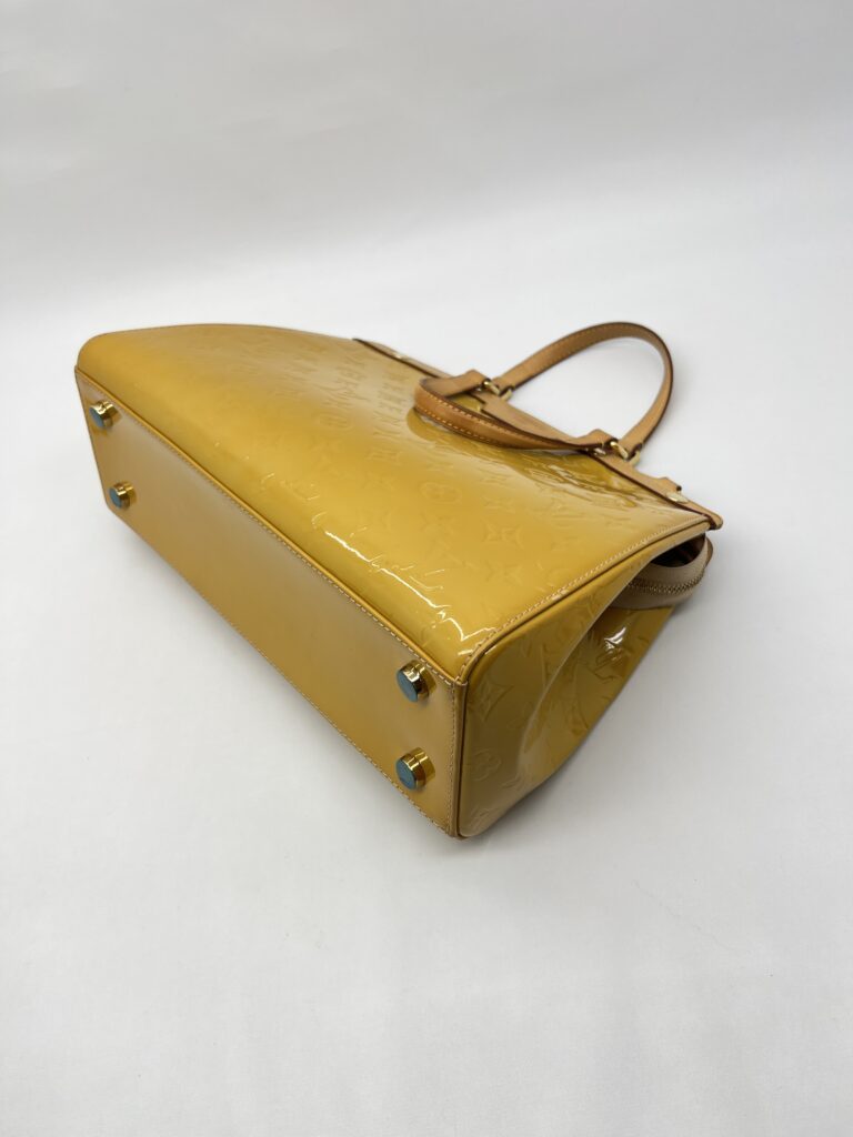 Louis Vuitton Brea MM Vernis Yellow GHW