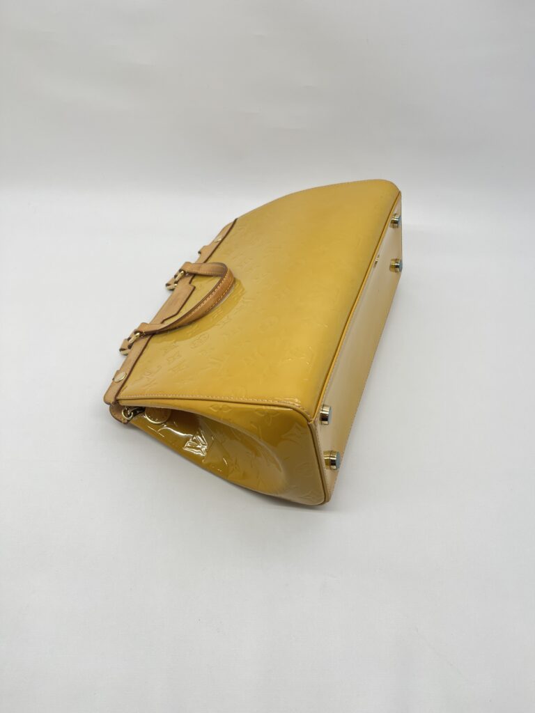 Louis Vuitton Brea MM Vernis Yellow GHW