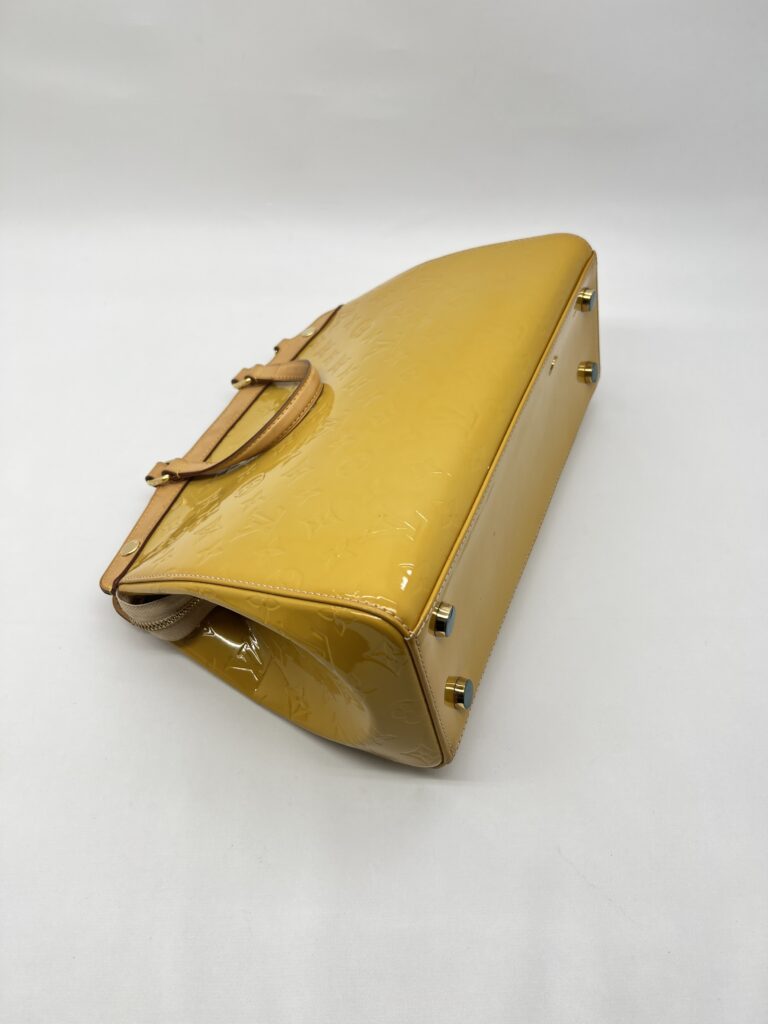 Louis Vuitton Brea MM Vernis Yellow GHW