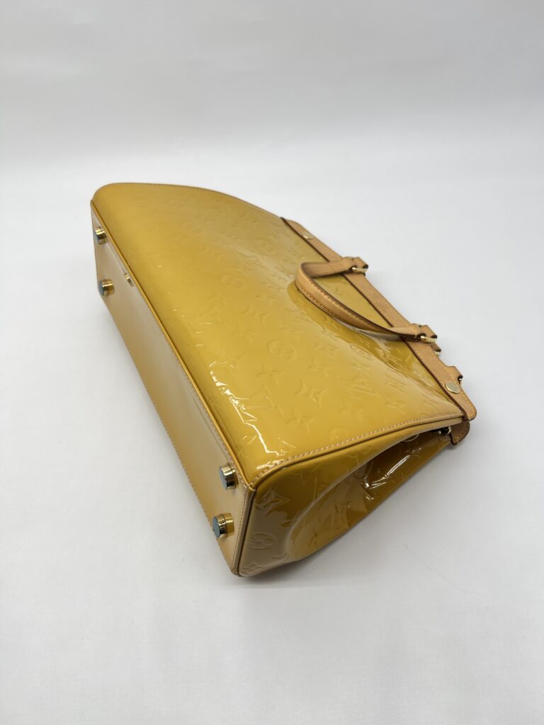 Louis Vuitton Brea MM Vernis Yellow GHW