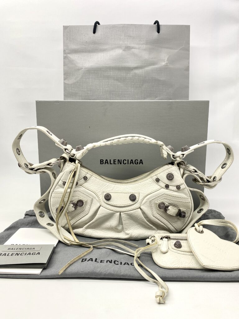 Balenciaga Le Cagole Xs White SHW
