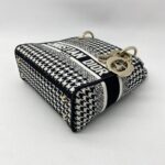 Dior Lady D-Lite Mini Canvas Black White GHW