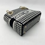 Dior Lady D-Lite Mini Canvas Black White GHW