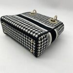 Dior Lady D-Lite Mini Canvas Black White GHW