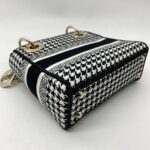 Dior Lady D-Lite Mini Canvas Black White GHW