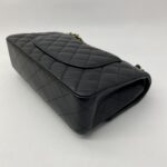 Chanel Medium Classic D Flap Lambskin Black GHW