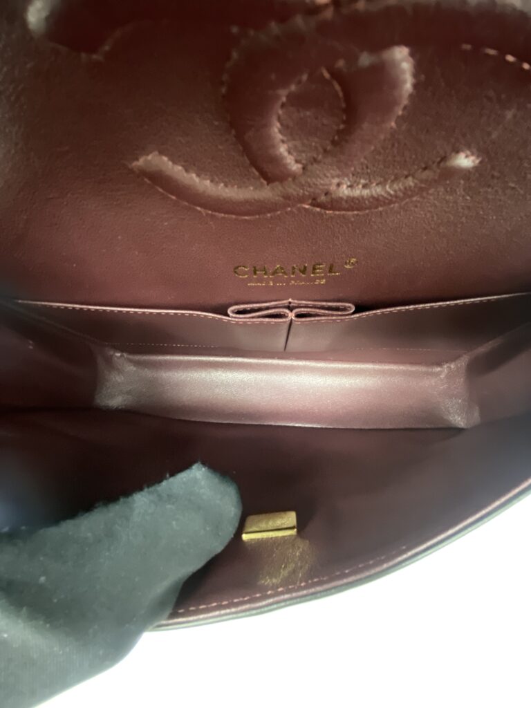 Chanel Medium Classic D Flap Lambskin Black GHW