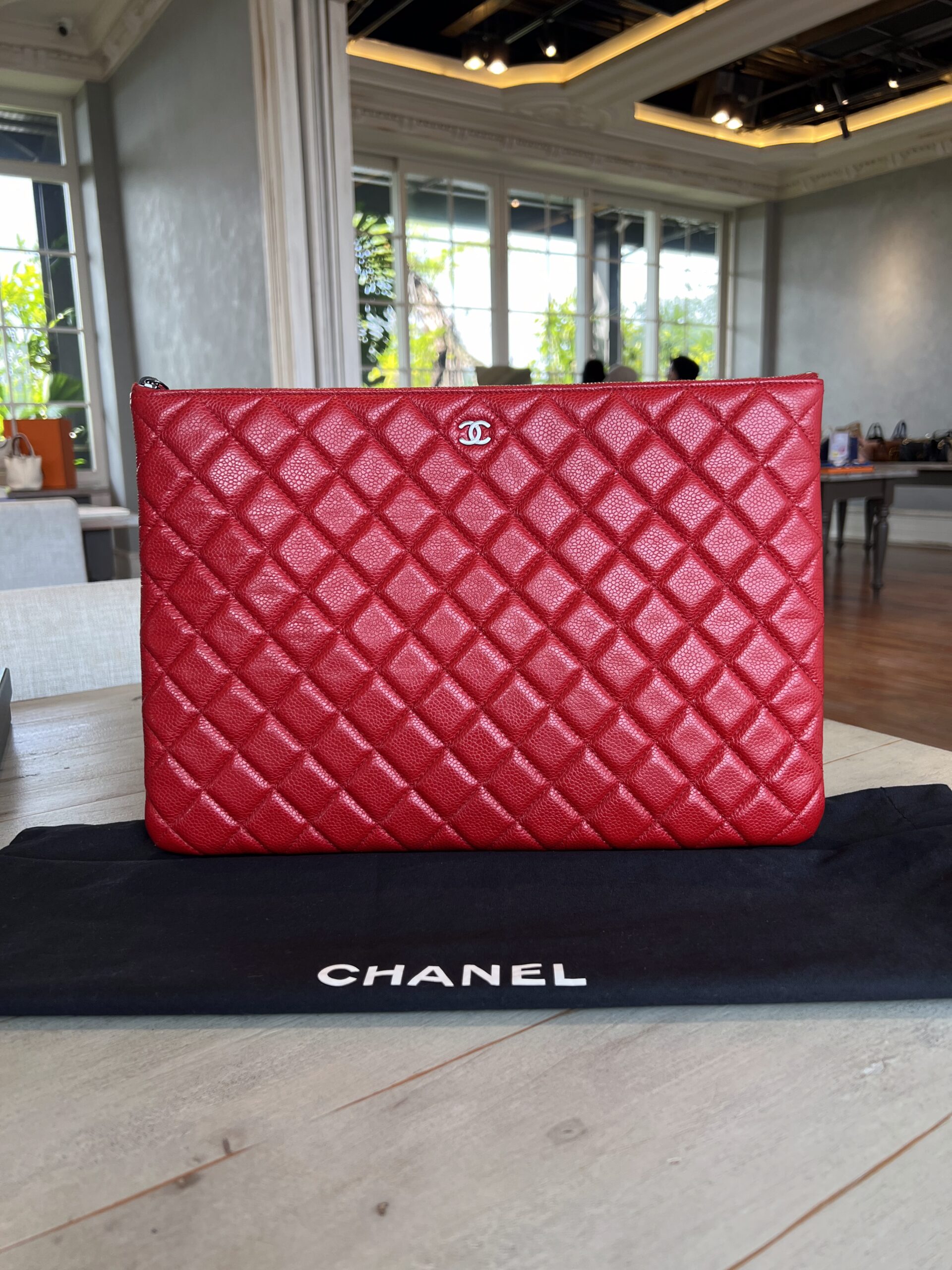 Chanel Ocase Red Caviar RHW