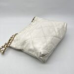 Chanel C22 Small Lambskin White GHW