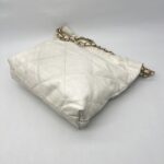 Chanel C22 Small Lambskin White GHW