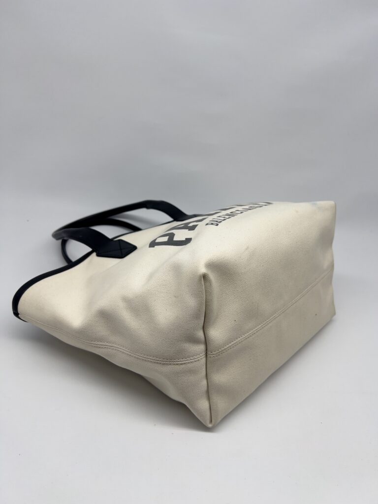 Balenciaga Cities Paris Jumbo Tote Canvas White Black