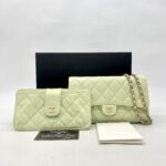 Chanel WOC Caviar Mint Green LGHW