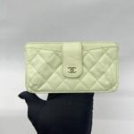 Chanel WOC Caviar Mint Green LGHW