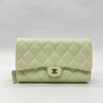 Chanel WOC Caviar Mint Green LGHW