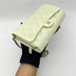 Chanel WOC Caviar Mint Green LGHW