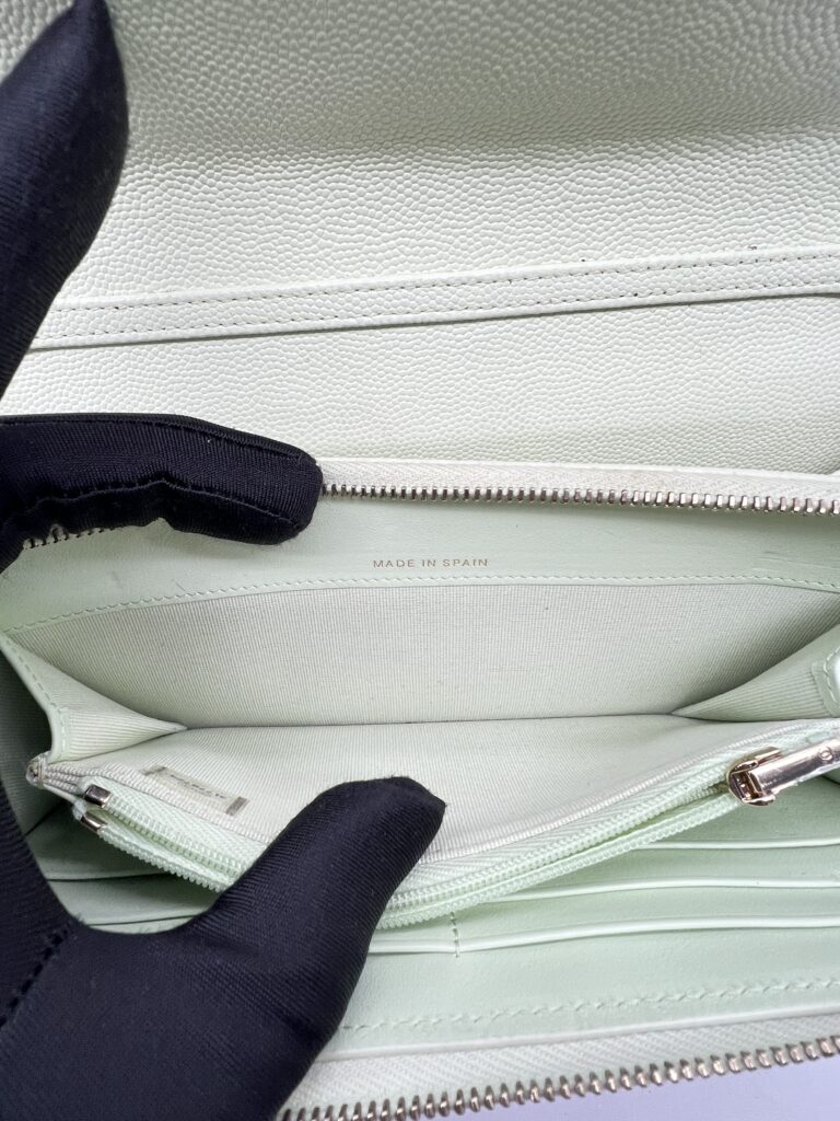 Chanel WOC Caviar Mint Green LGHW