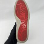 Christian Louboutin Louis Junior Spikes Suede Grey