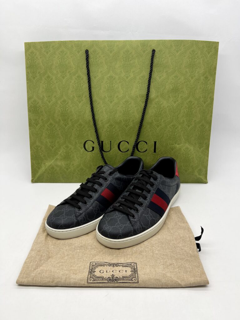Gucci Ace Sneakers GG Supreme Black